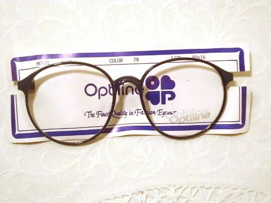 EXTREME OVERSIZED Large XXL Round Metal Eye Glasses Big Frame Circle Clear Lens 3
