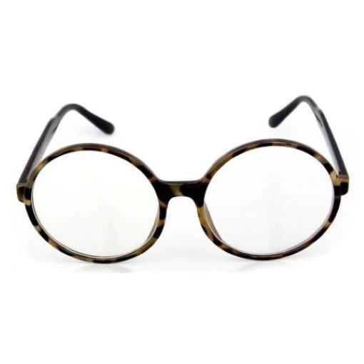 Oversized XXL Round Circle Clear Huge Women Designer Eyeglasses 100 % UVA 2