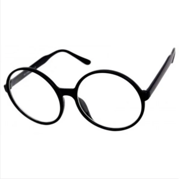 Oversized XXL Round Circle Clear Huge Women Designer Eyeglasses 100 % UVA 4